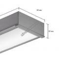 Врезной алюминиевый профиль для светодиодных лент LD profile – 47, 93990